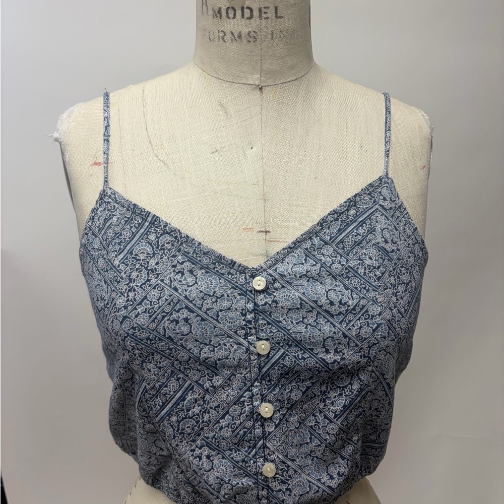 American Eagle Outfitters Navy Patterned Camisole
